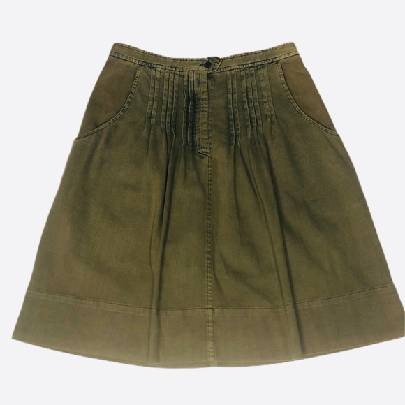 Vintage Isabel Marant Etoile Green Pleated Skirt green - Picture 8 of 8